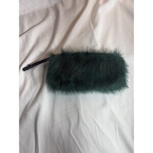 Feau Fur Green Clutch Bag